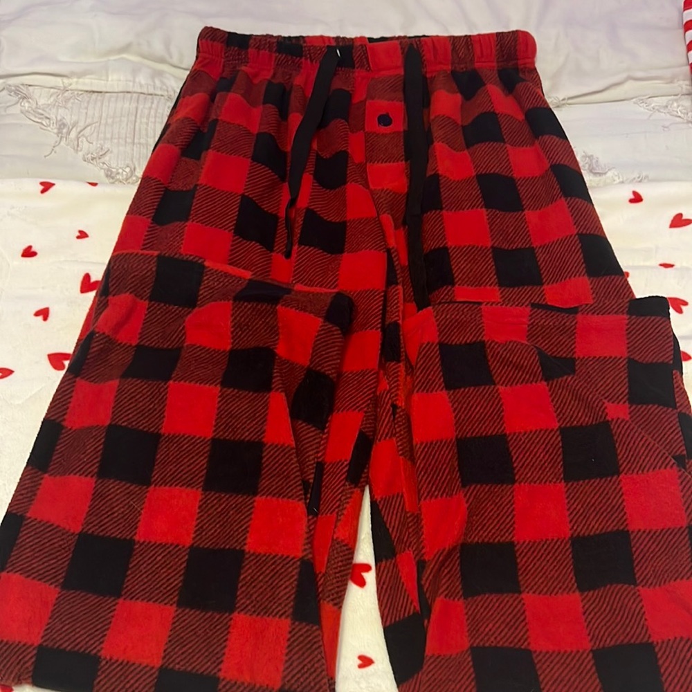 Plaid pajama pants
